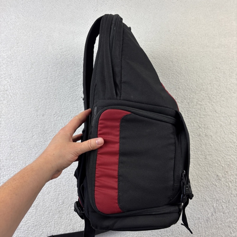 LOWEPRO 'Fastpack 200 Backpack' Red/Black Digital SLR Camera Bag Travel Pack - Picture 9 of 14